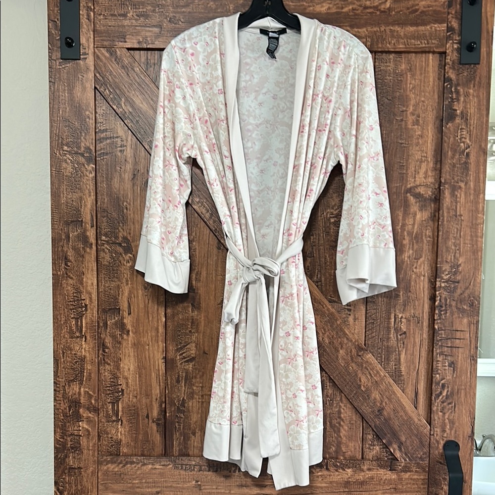 Pink Floral Robe